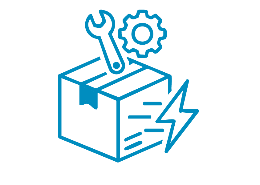 Náhradní díly a materiál skladem