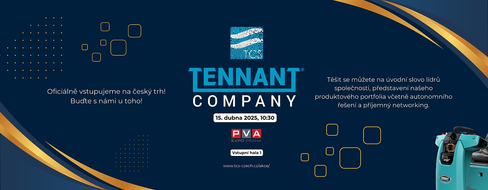 Tennant company, čistící stroje, akce pro partnery